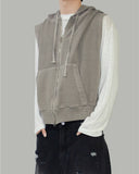 Cos Pigment Hooded Vest