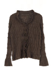 Meld ruffle cardigan