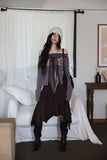 Antique Aru Off-Shoulder Cardigan