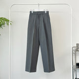 High Waist One Tuck Wide Slacks