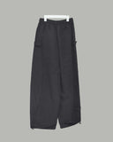 Snap button nylon pants