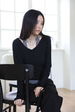 Halter layered T-shirt