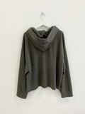Heavy Crop YKK 2way Hooded Jacket