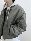 MA-1 hood padding Jacket