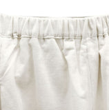 Corduroy Chiffon Unbalanced Midi Skirt