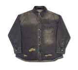 Damage relief over washing denim shirt