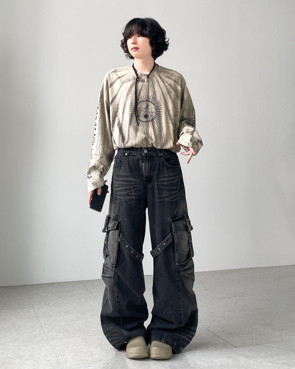 YOURNUS (ユアノス) - ソーラーヴィンテージ長袖Tシャツ / Solar