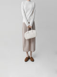 [Premium] Whole Garment  Half-Turtleneck Ribbed Knit