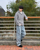 Notty Knit Hood Zip Up