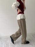 Peach String Loose Fit Shirt