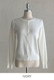 Marid Round Short Sleeve Knit Cardigan Set