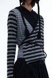 Tamin Stripe Wrap T-shirt