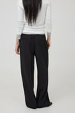 Jian two-tuck trousers