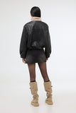 Poure Fur Leather Jacket