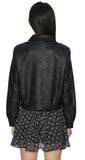 Flan leather jacket