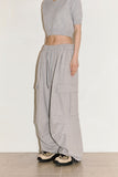New pin-tuck cargo sweatpants