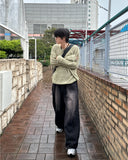 Rakyu wide denim pants