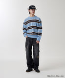 MESH STRIPE KNIT