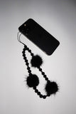 Black foam keyring
