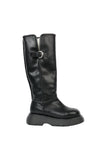Philly Leather Buckle Boots