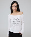 Secret Letter Off Shoulder