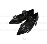 EYELET DOUBLE STRAP FLAT