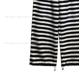 Pierre Stripe Set-Up String Pants
