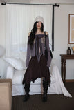 Antique Aru Off-Shoulder Cardigan