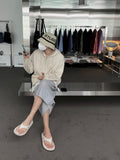 S/S Net Two-Way Hooded Zip-Up