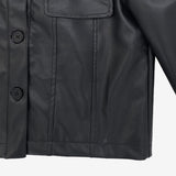 Belia Color Matching Leather Jacket