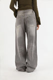 Grayish washed denim jeans