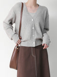 Belle Raccoon Lambswool Cardigan
