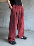 Crazy Dying Red Denim