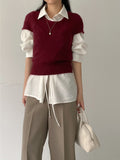 Peach String Loose Fit Shirt