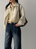 Lilia Cotton Crop Blouson