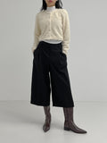 Bisque Crop Fur Cardigan