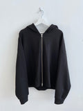 Heavy Crop YKK 2way Hooded Jacket