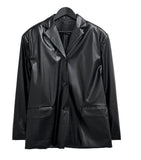 Lute Crack Leather Jacket