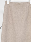 Luca Wool Pintuck Skirt