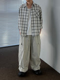 Linen Check Texture Shirt