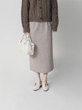 About Back Slit Skirt