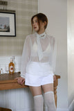 Mumi Dot Scarf Blouse