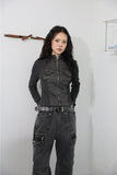 Deer Cargo Zipper Denim