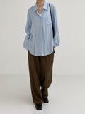 Lau High Waist Wide Slacks