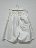 Seed Cotton Banding Bermuda Pants