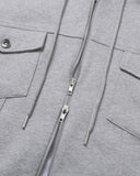 Dust Pocket Hooded Zip-Up