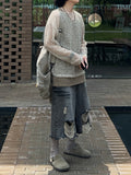 Summer Gradation Mesh Knit