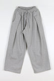 Folding line wide pants