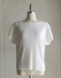 Mier Pleated T-Blouse