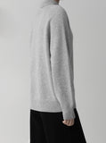 [Premium] Cashmere Half-Turtleneck Knitwear